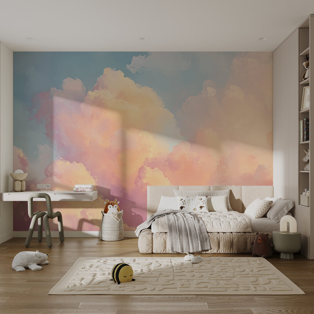 Pastel clouds, golden light — interior 3