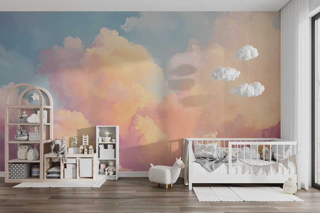 Pastel clouds, golden light — interior 4