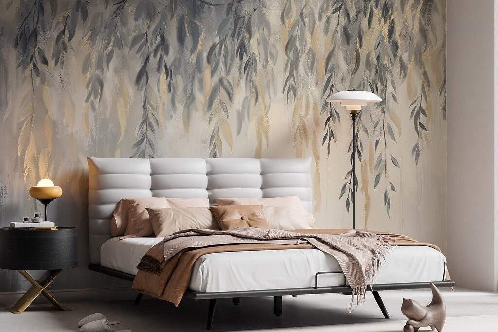 Hanging twigs, paint shadow — interior 2