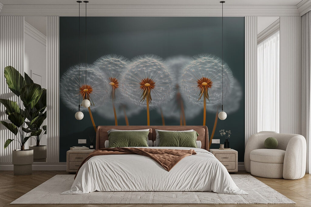 Orange-stemmed seed heads — interior 2