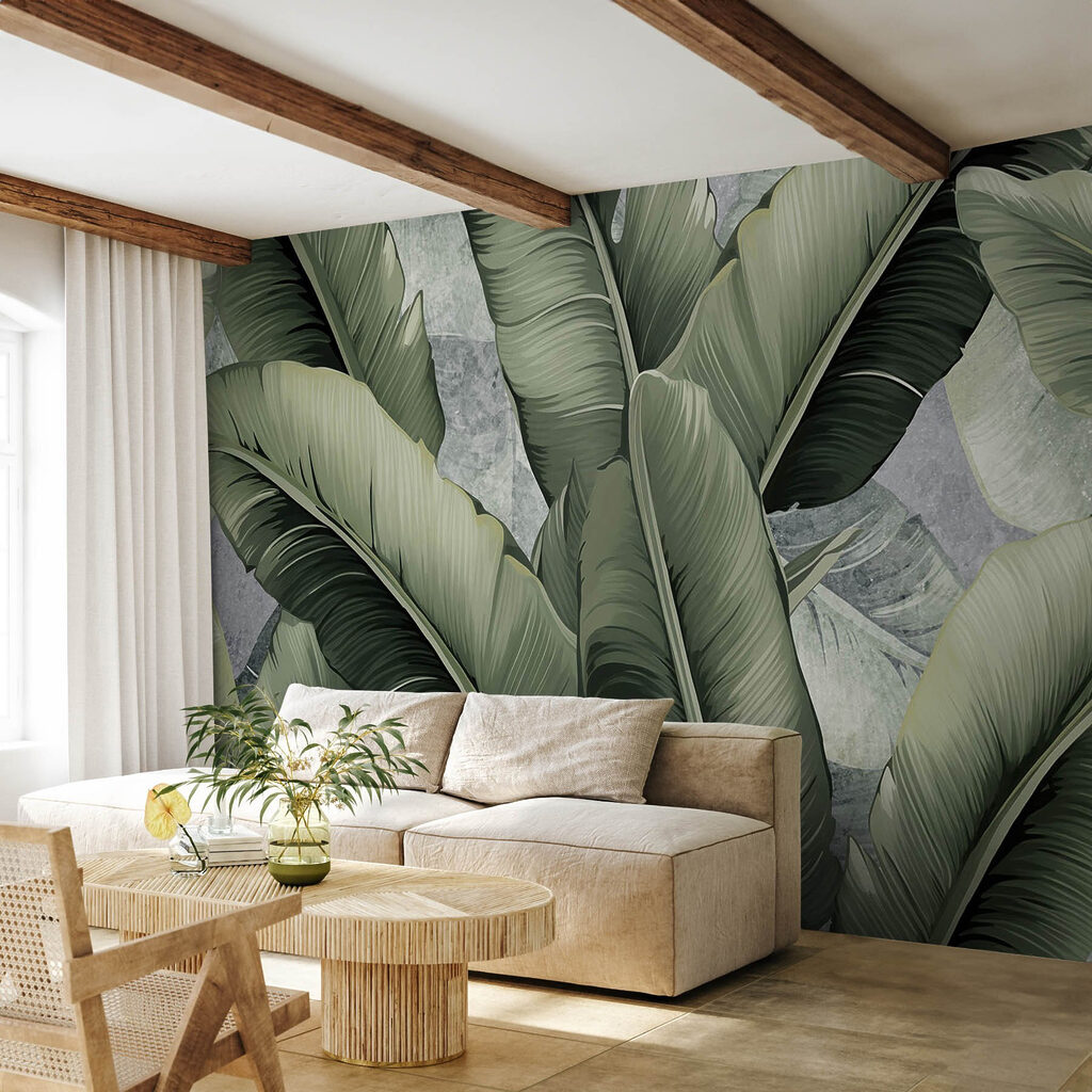Dark banana leaves — interior 3