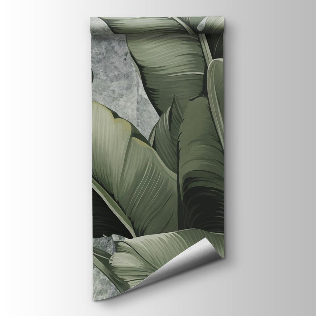 Dark banana leaves — product view
