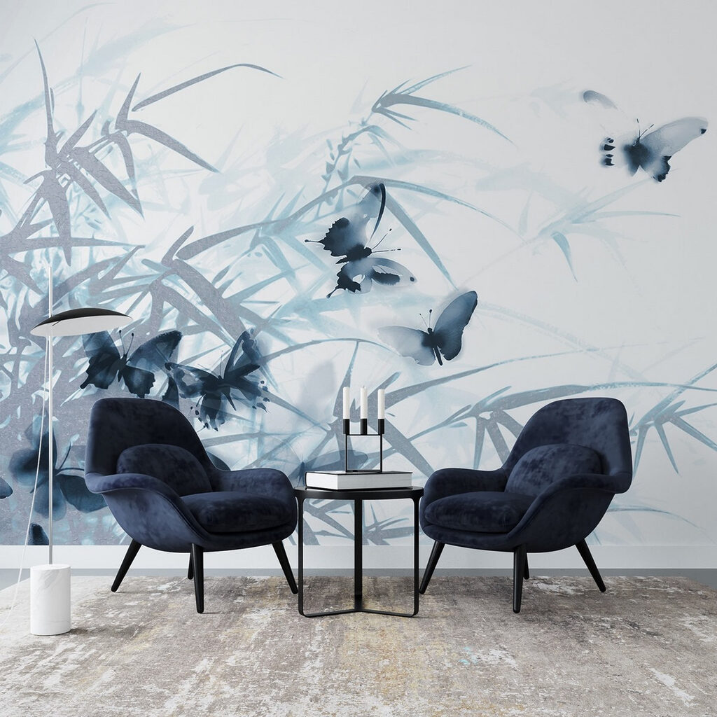 Butterflies among bamboo — interior 6