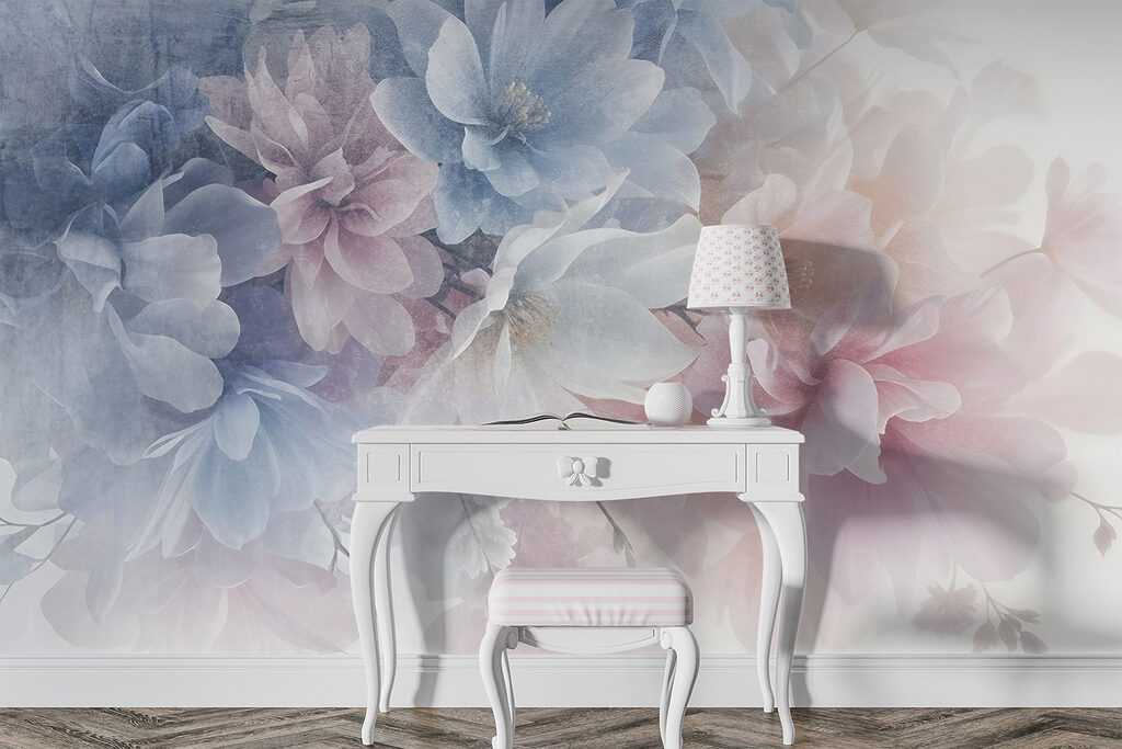 Pastel flower cloud — interior 1