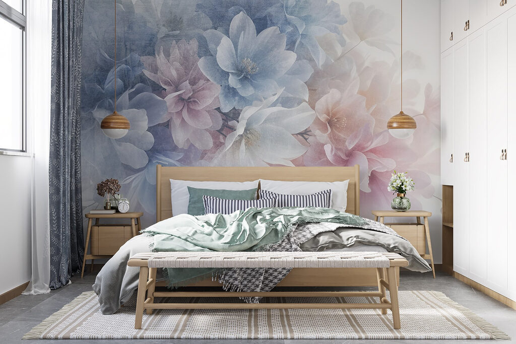 Pastel flower cloud — interior 2