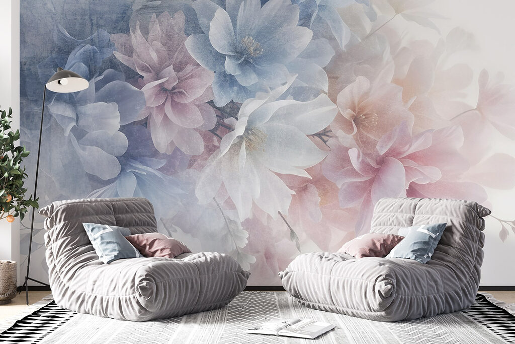 Pastel flower cloud — interior 6