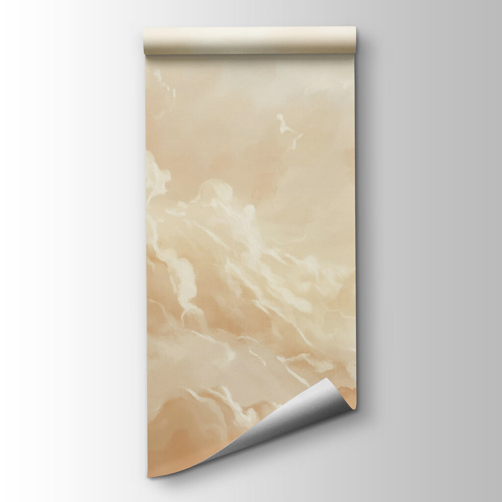 Golden clouds around light — product view