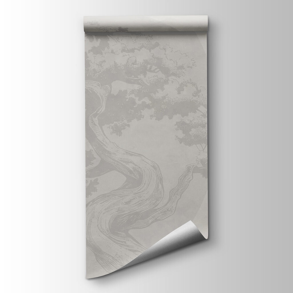 Gnarled tree and circles — product view