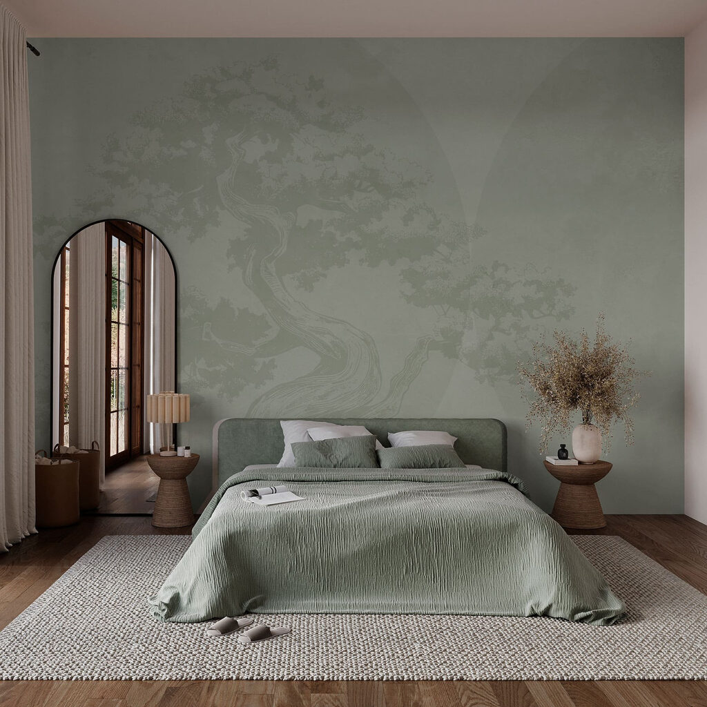 Twisting Tree Silhouette — interior 1