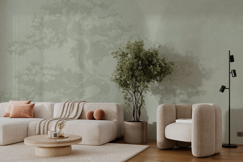 Twisting Tree Silhouette — interior 2