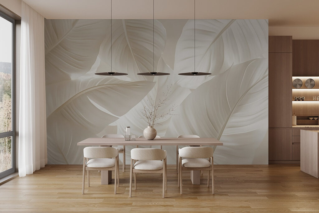 Leaf Contours in an interior