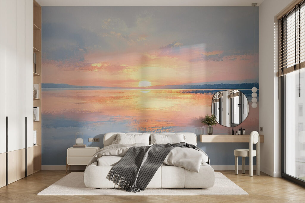 Evening sun on water — interior 2
