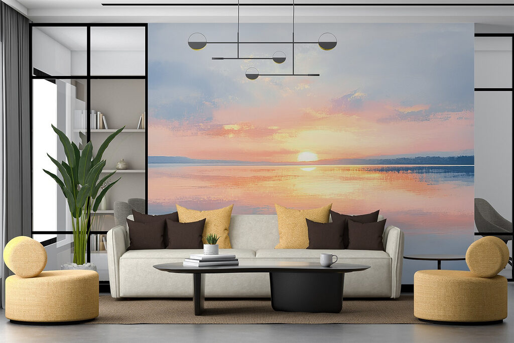 Evening sun on water — interior 3