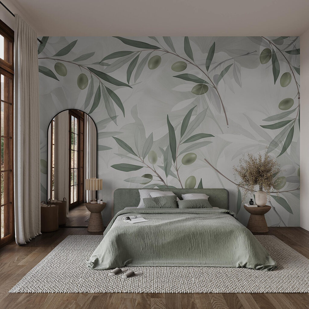 Olive branch pattern — interior 3