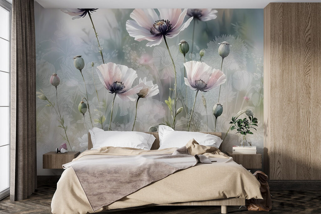 Wildflowers in morning mist — interior 5