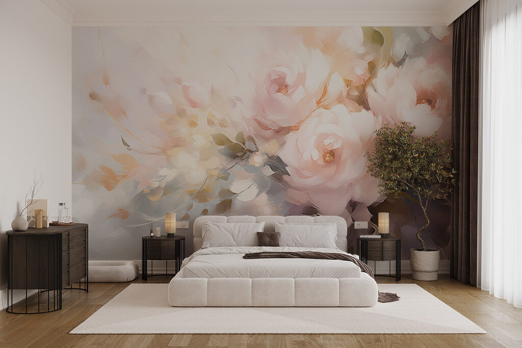 Light pink blooms — interior 1