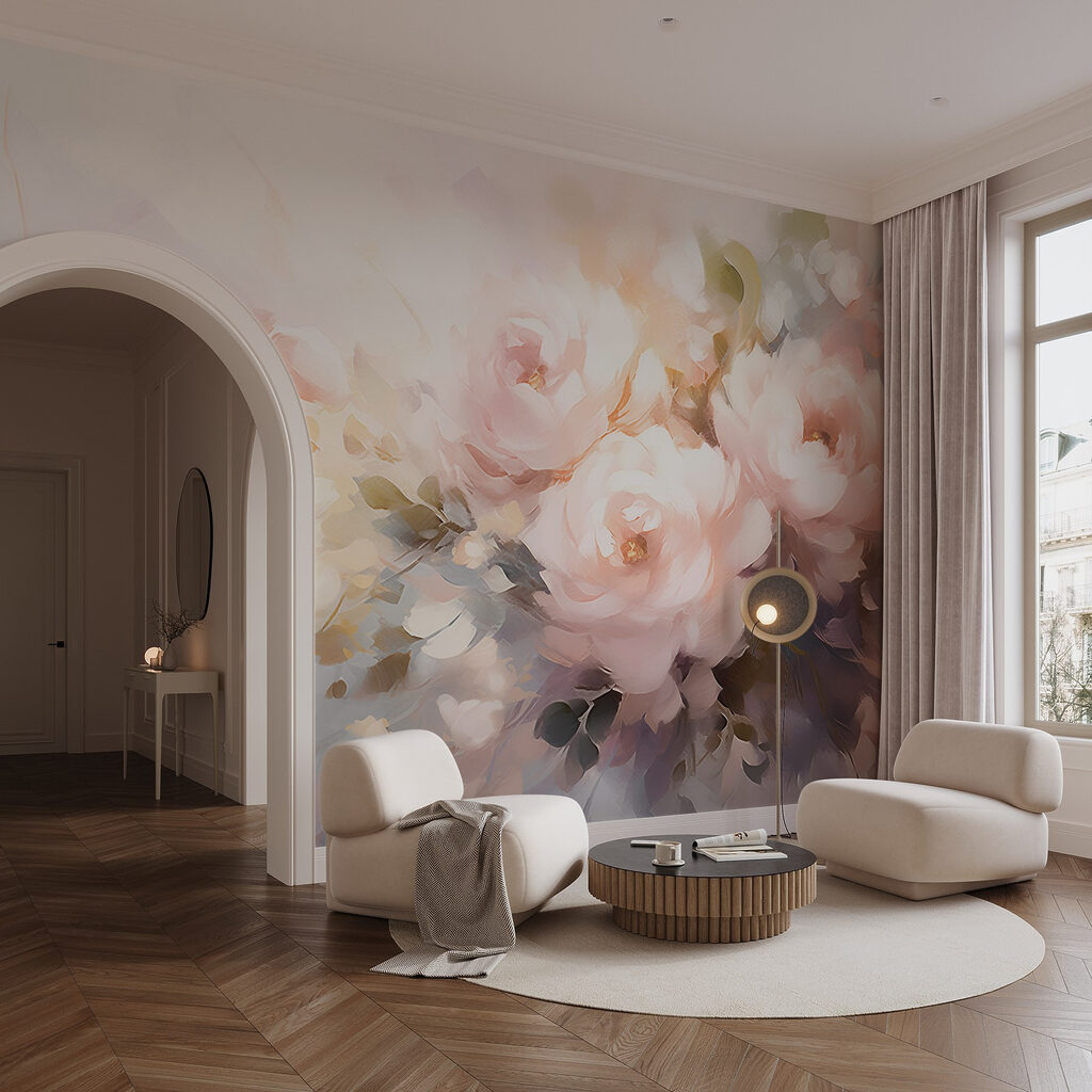 Light pink blooms — interior 2