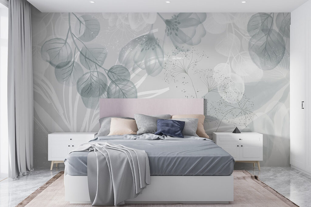 Translucent leaves and palms — interior 1