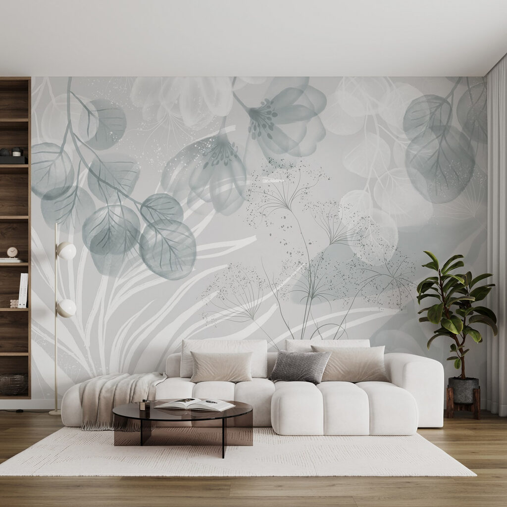 Translucent leaves and palms — interior 3