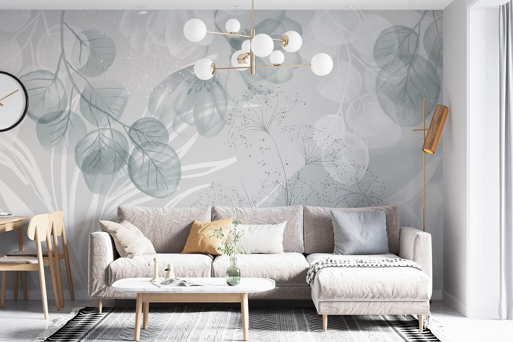 Translucent leaves and palms — interior 4
