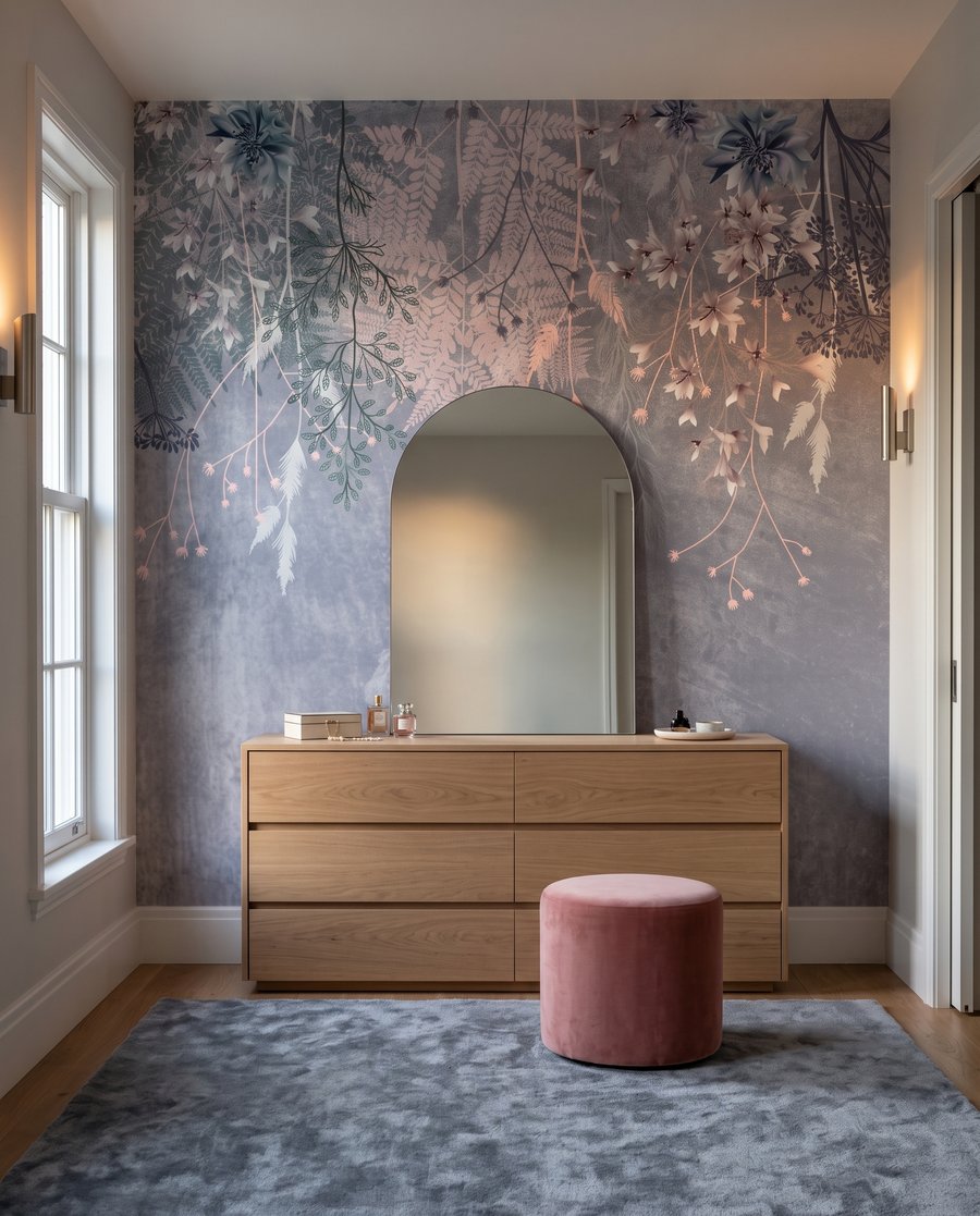 Hanging flower sprays — interior 2