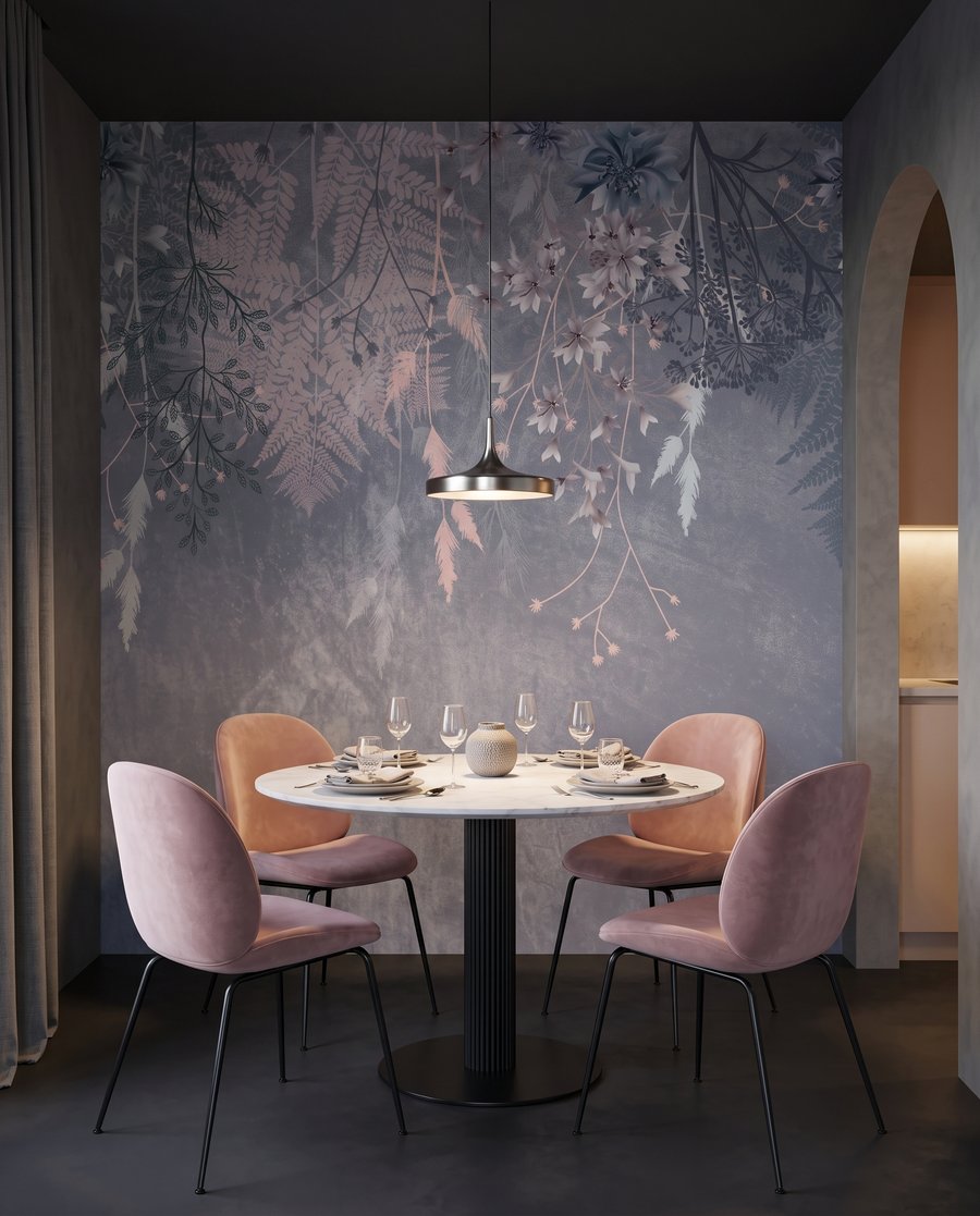 Hanging flower sprays — interior 5