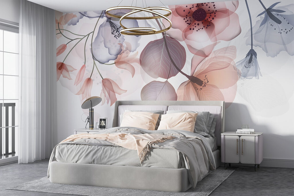 Translucent hanging flowers — interior 3