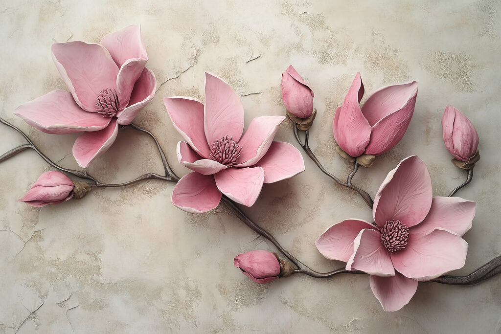 Magnolia Sprig — full design