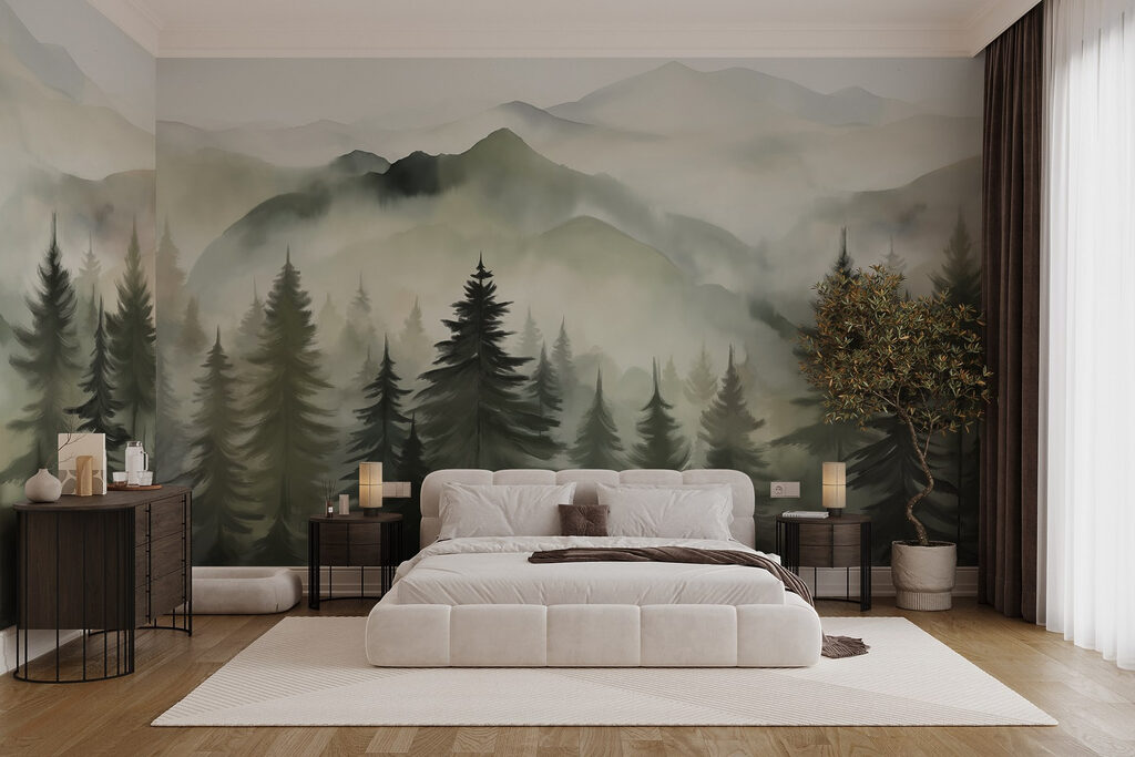 Layered Peaks in an interior