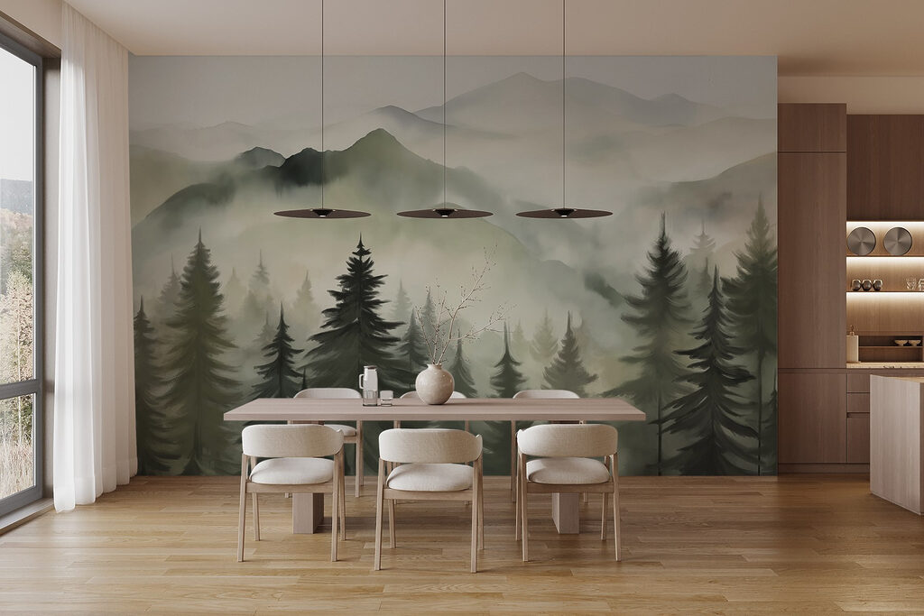 Layered Peaks in an interior