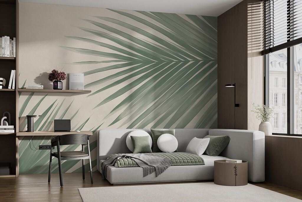 Two palm leaves — interior 2