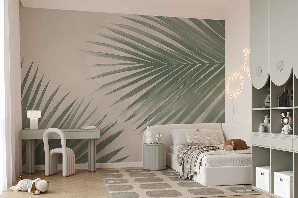 Two palm leaves — interior 5