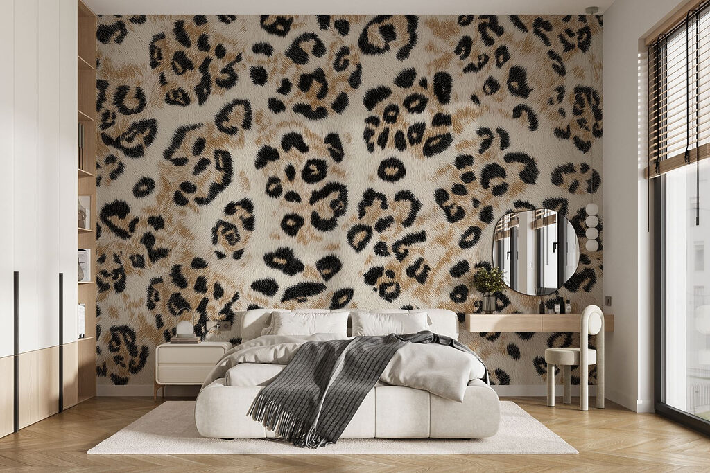 Leopard spots on sand — interior 1