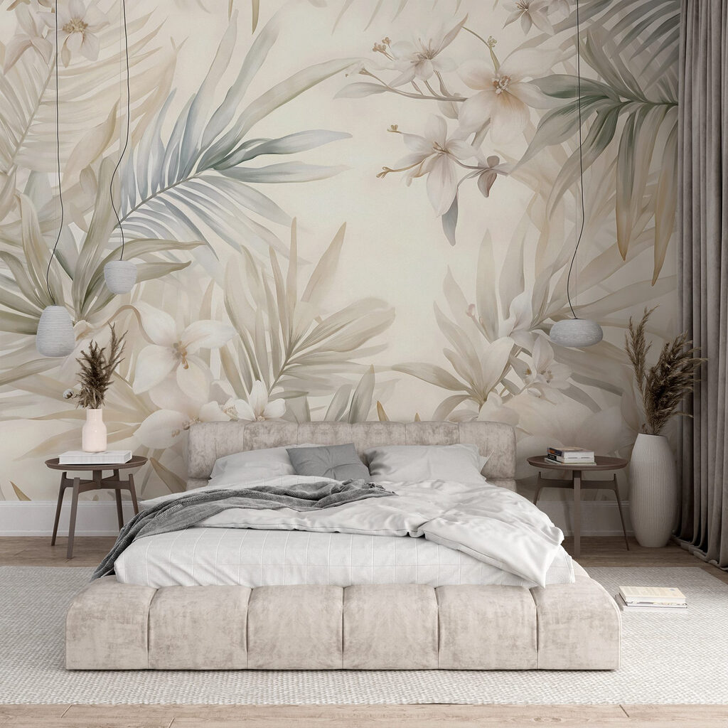 Soft tropical flowers — interior 1
