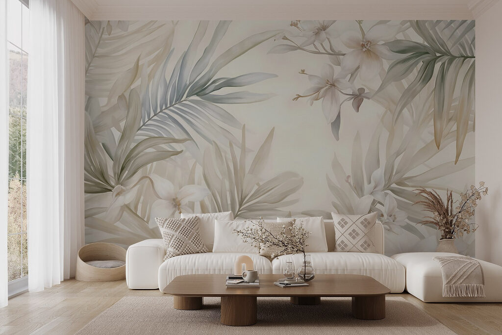 Soft tropical flowers — interior 4
