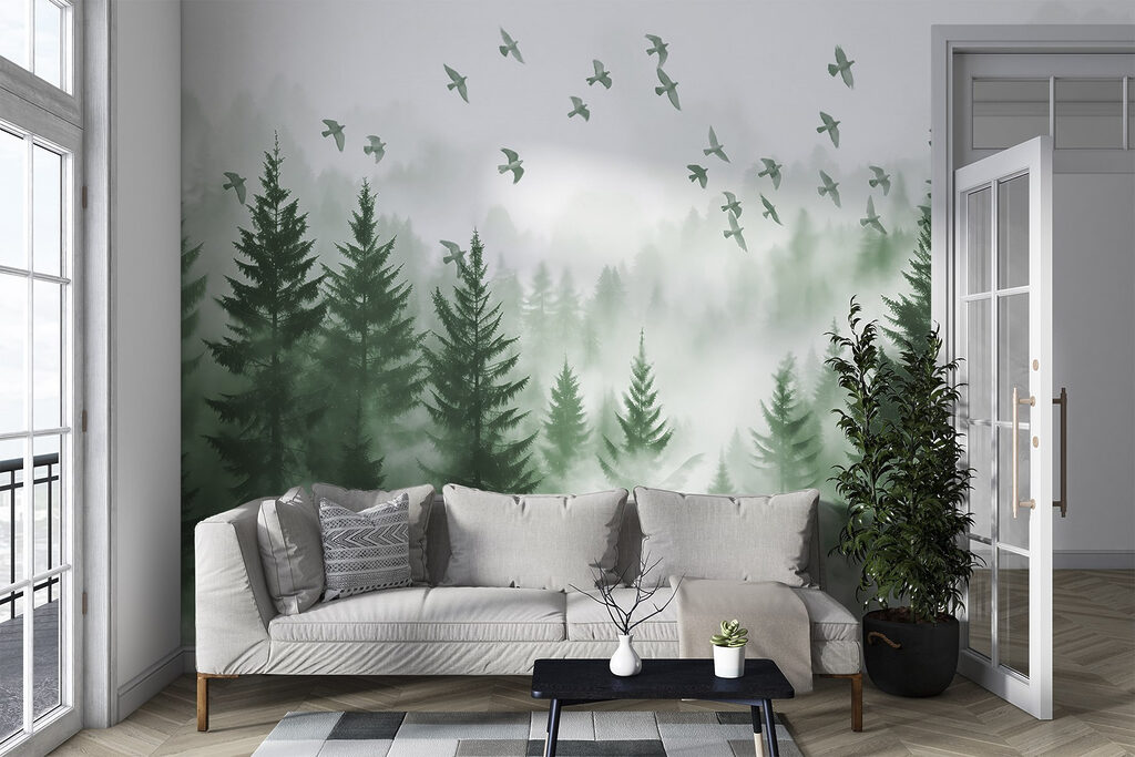 Birds Above Misty Pines — interior 4