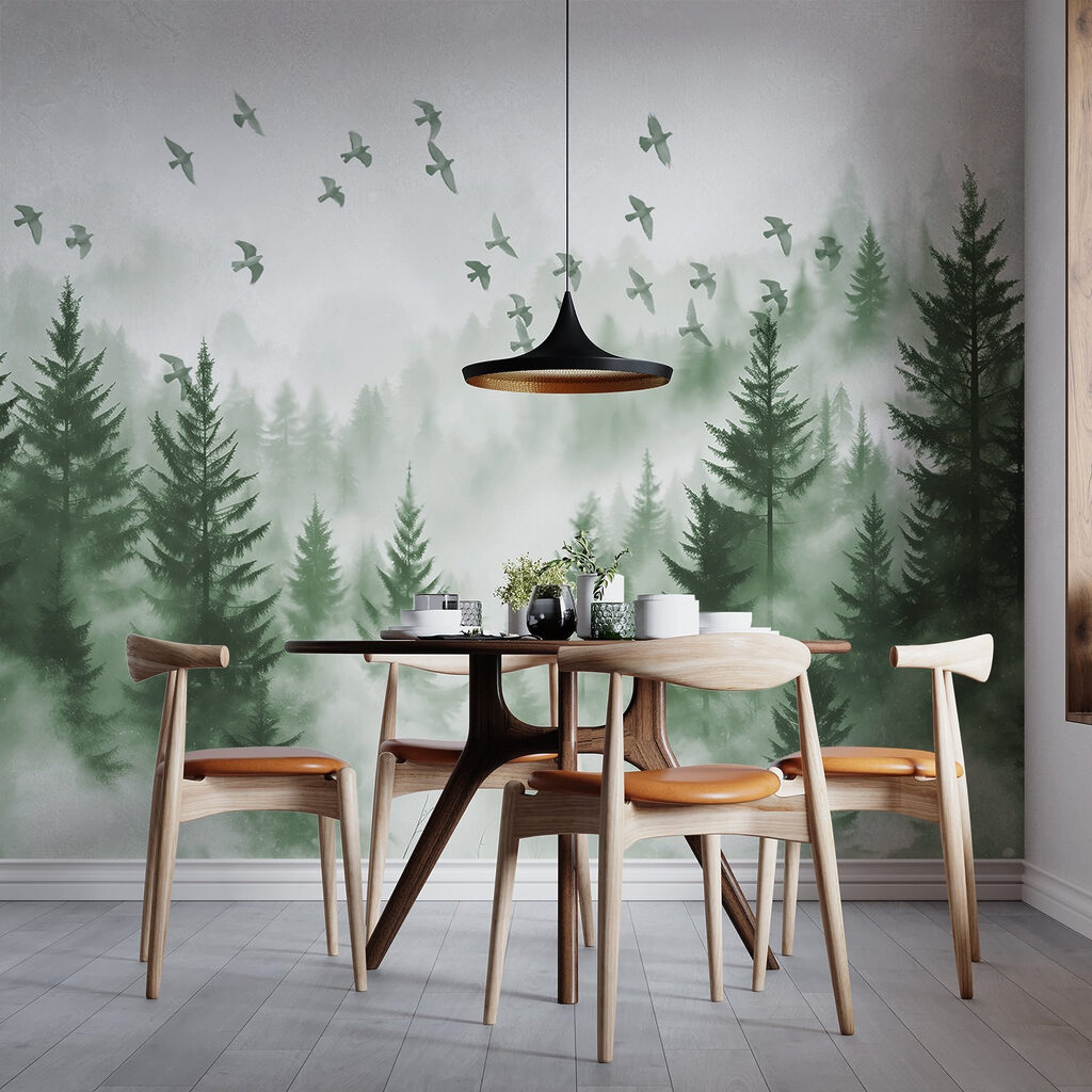Birds Above Misty Pines — interior 6