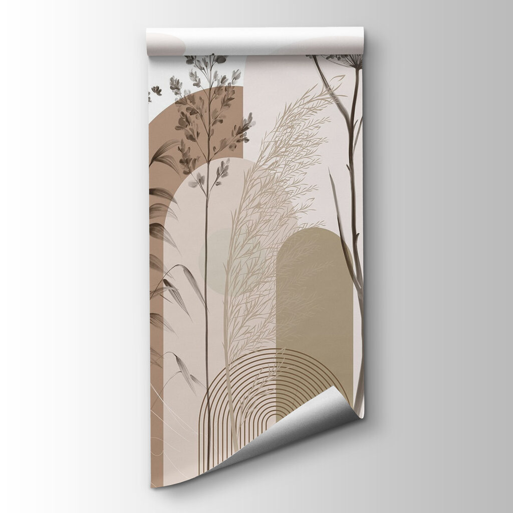Grasses between round arches — product view