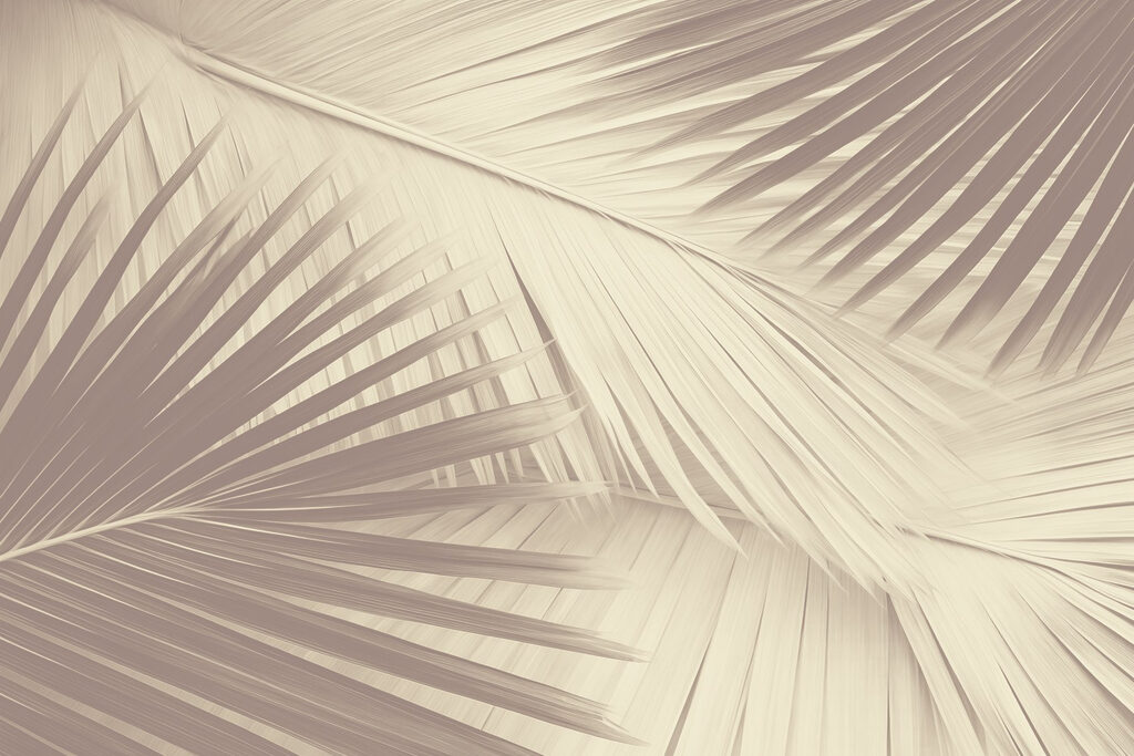 Palms in soft backlight — full design