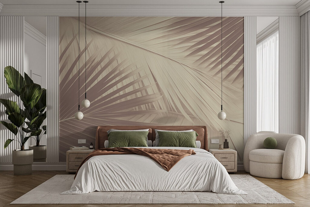 Palms in soft backlight — interior 3