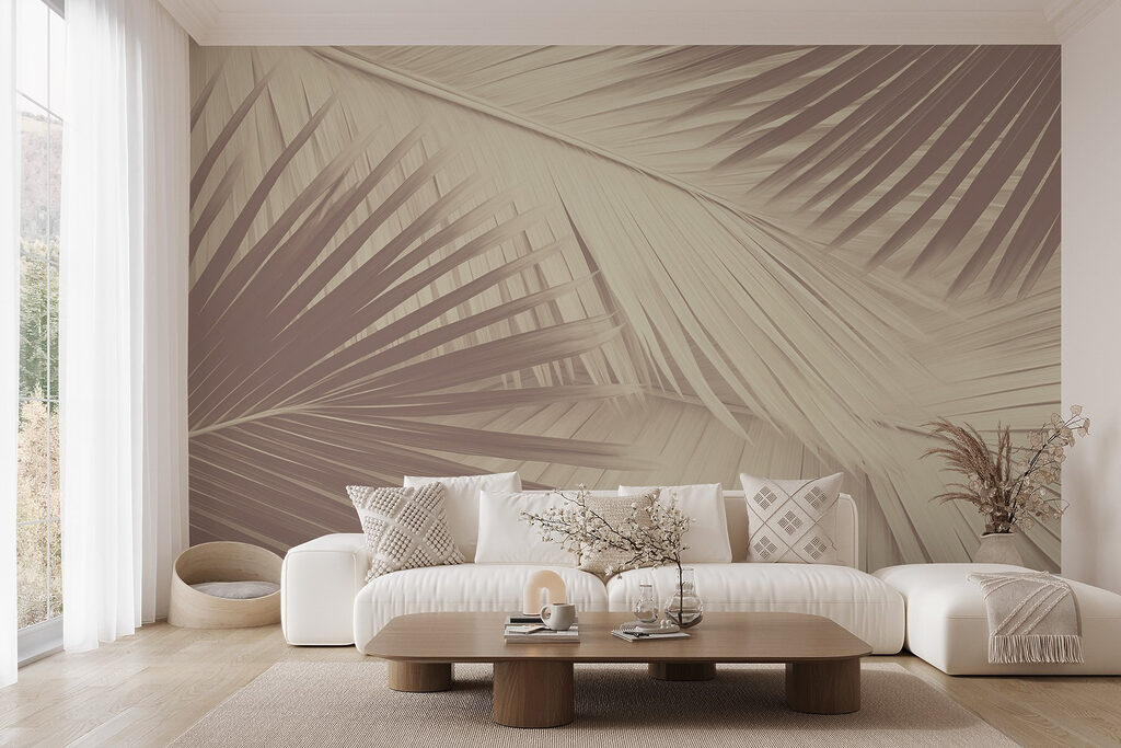 Palms in soft backlight — interior 6