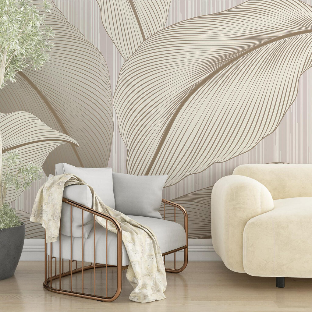 Leaves with Flowing Lines — interior 2
