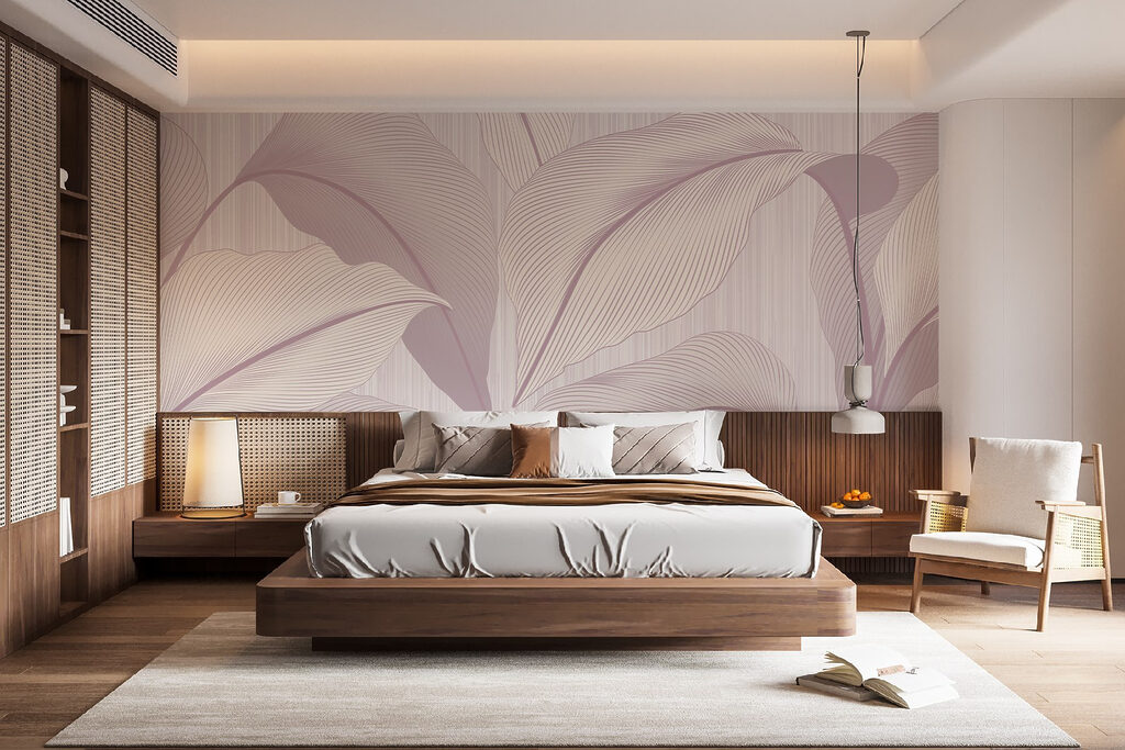 Leaves with Flowing Lines — interior 1