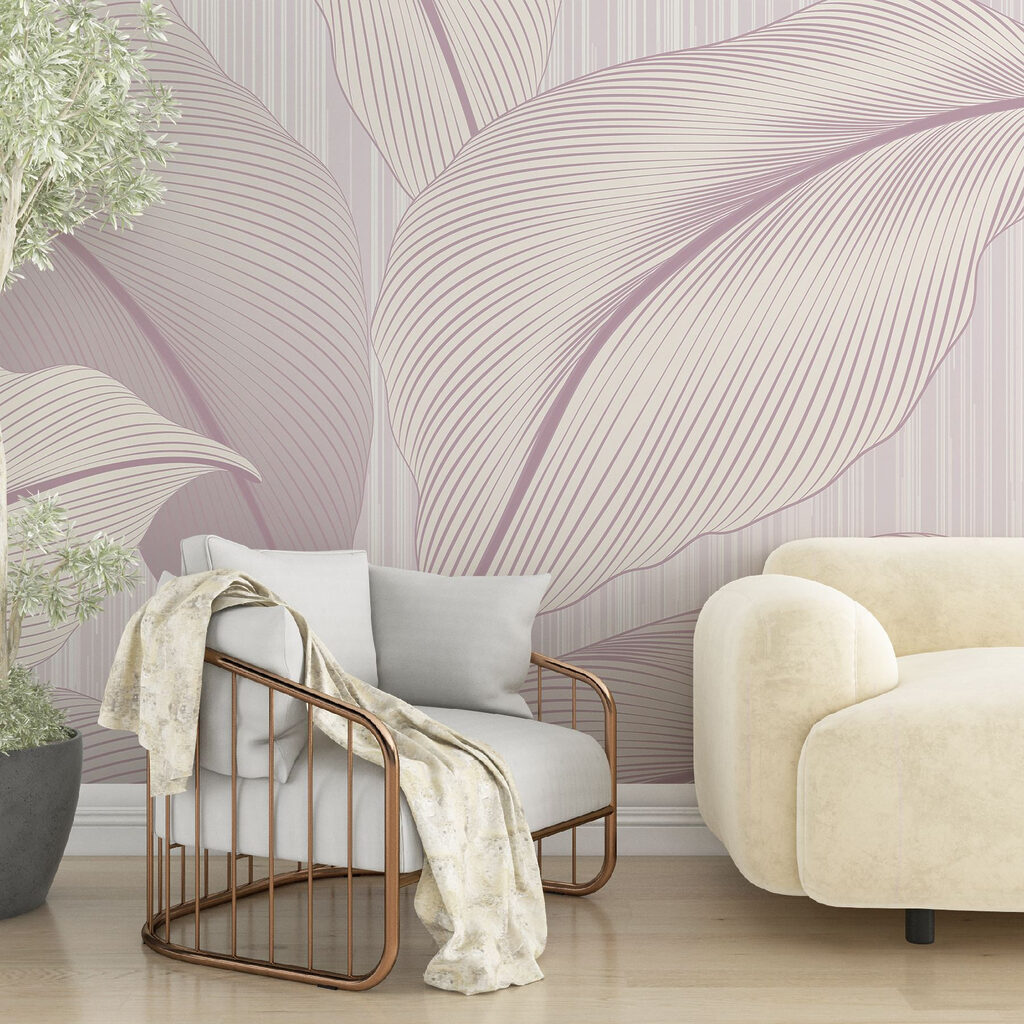 Leaves with Flowing Lines — interior 2