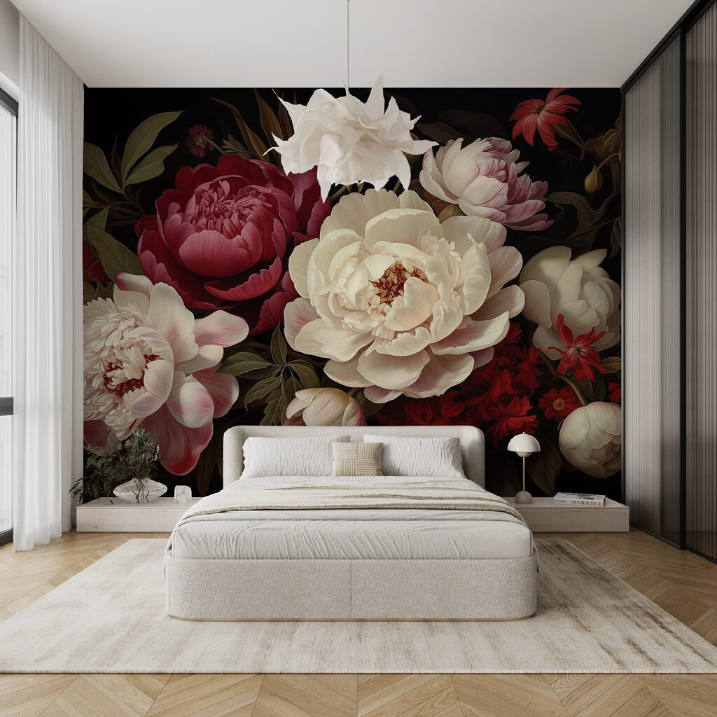 Peonies in shadow — interior 2