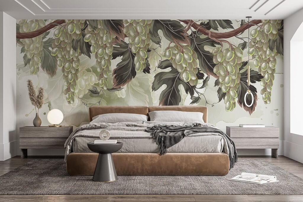 Hanging grape clusters — interior 2