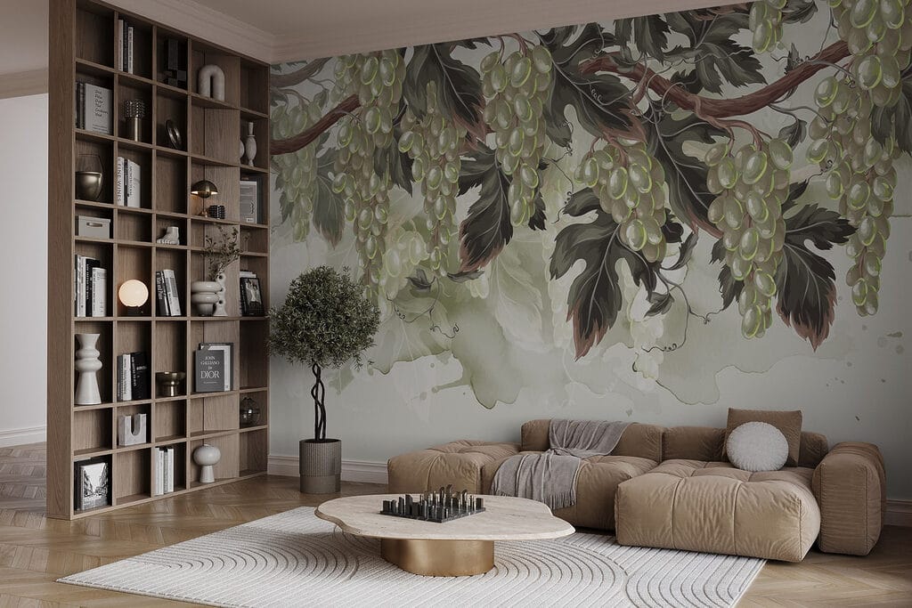 Hanging grape clusters — interior 6