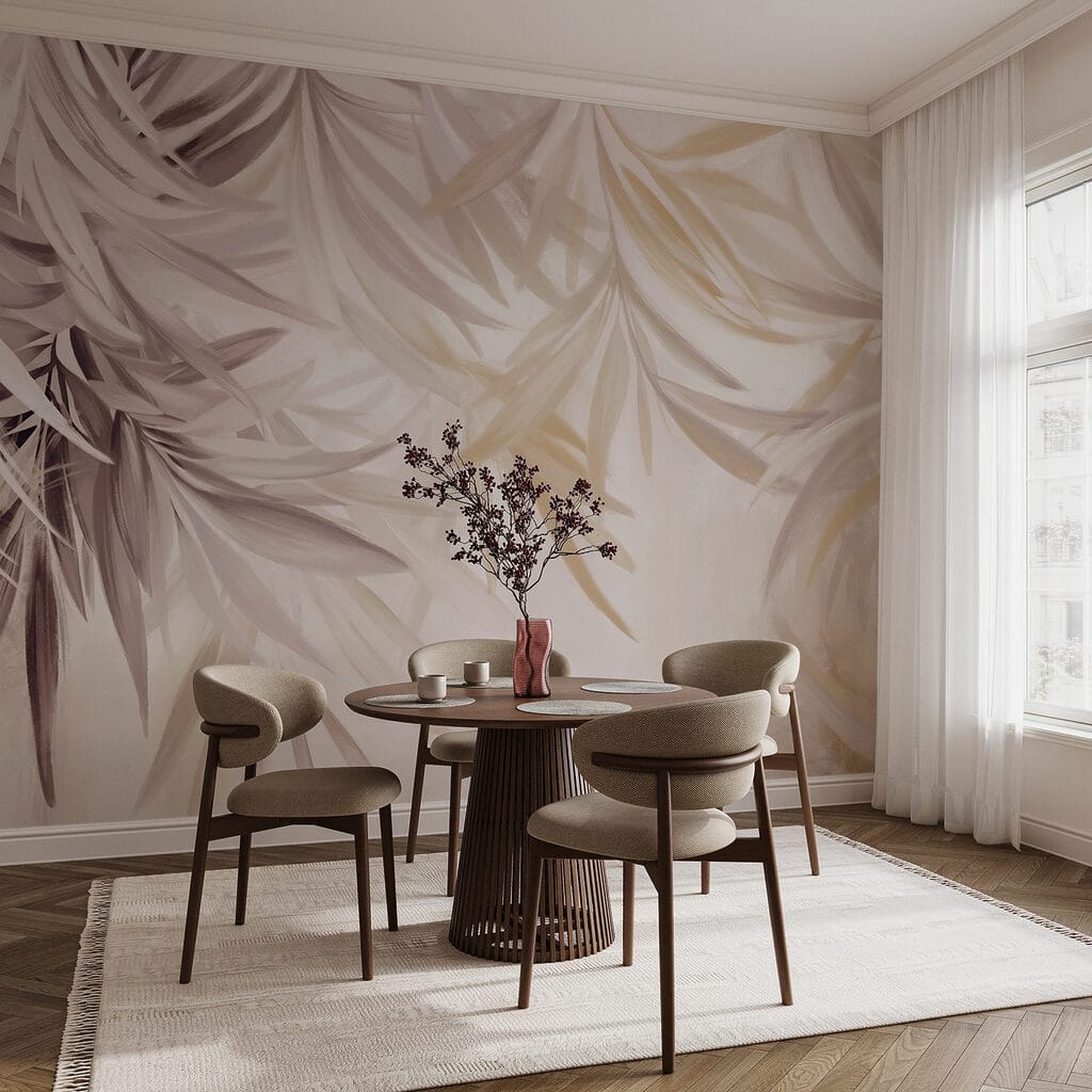 Palm Leaves in Blush — interior 6