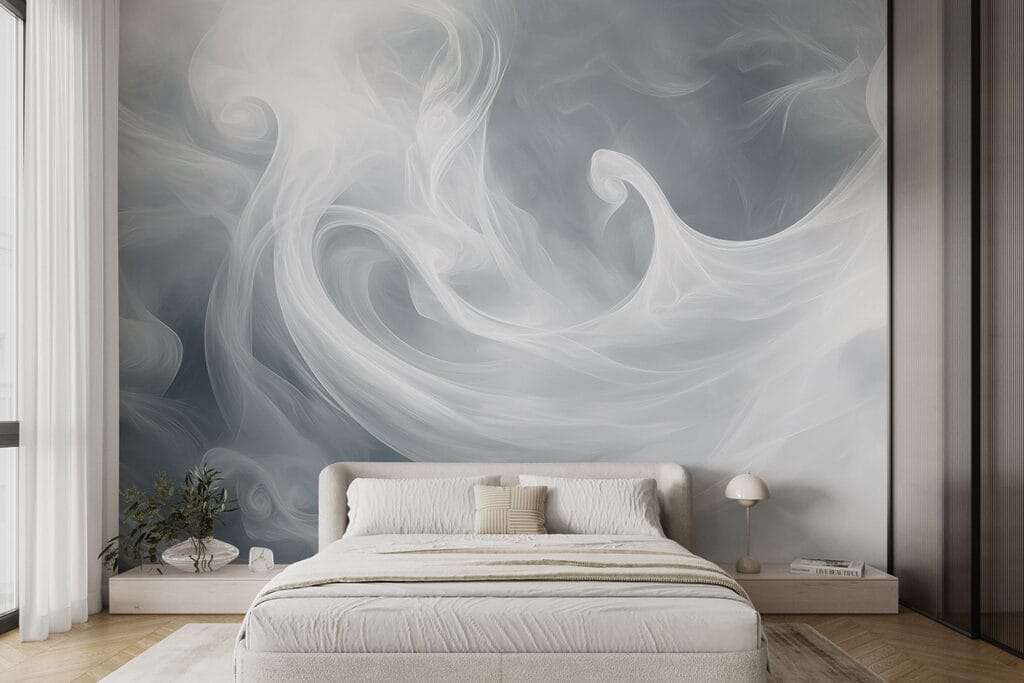 Swirling white smoke — interior 1
