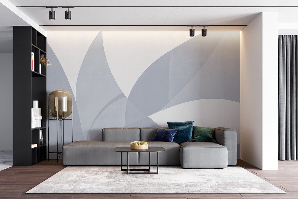 Blue leaf-like shapes — interior 5